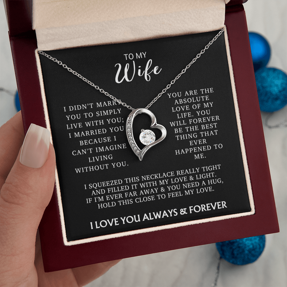 To My Wife - I Can't Imagine Life Without You - From Husband