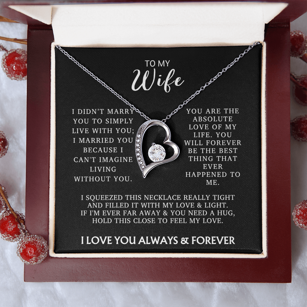 To My Wife - I Can't Imagine Life Without You - From Husband