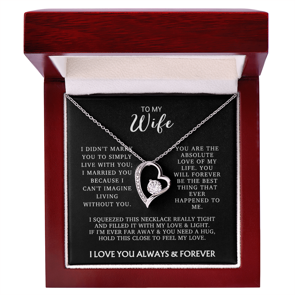 To My Wife - I Can't Imagine Life Without You - From Husband