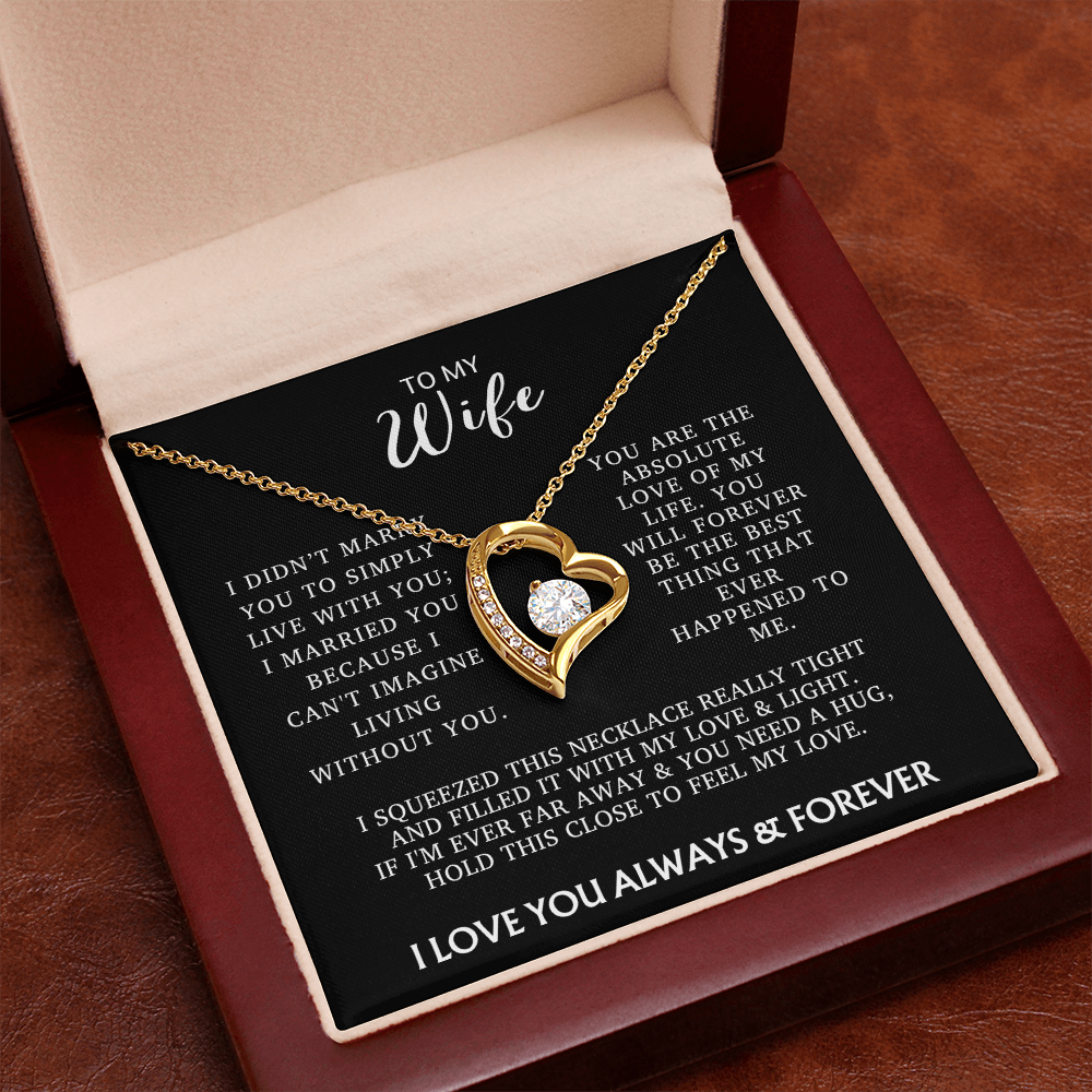 To My Wife - I Can't Imagine Life Without You - From Husband