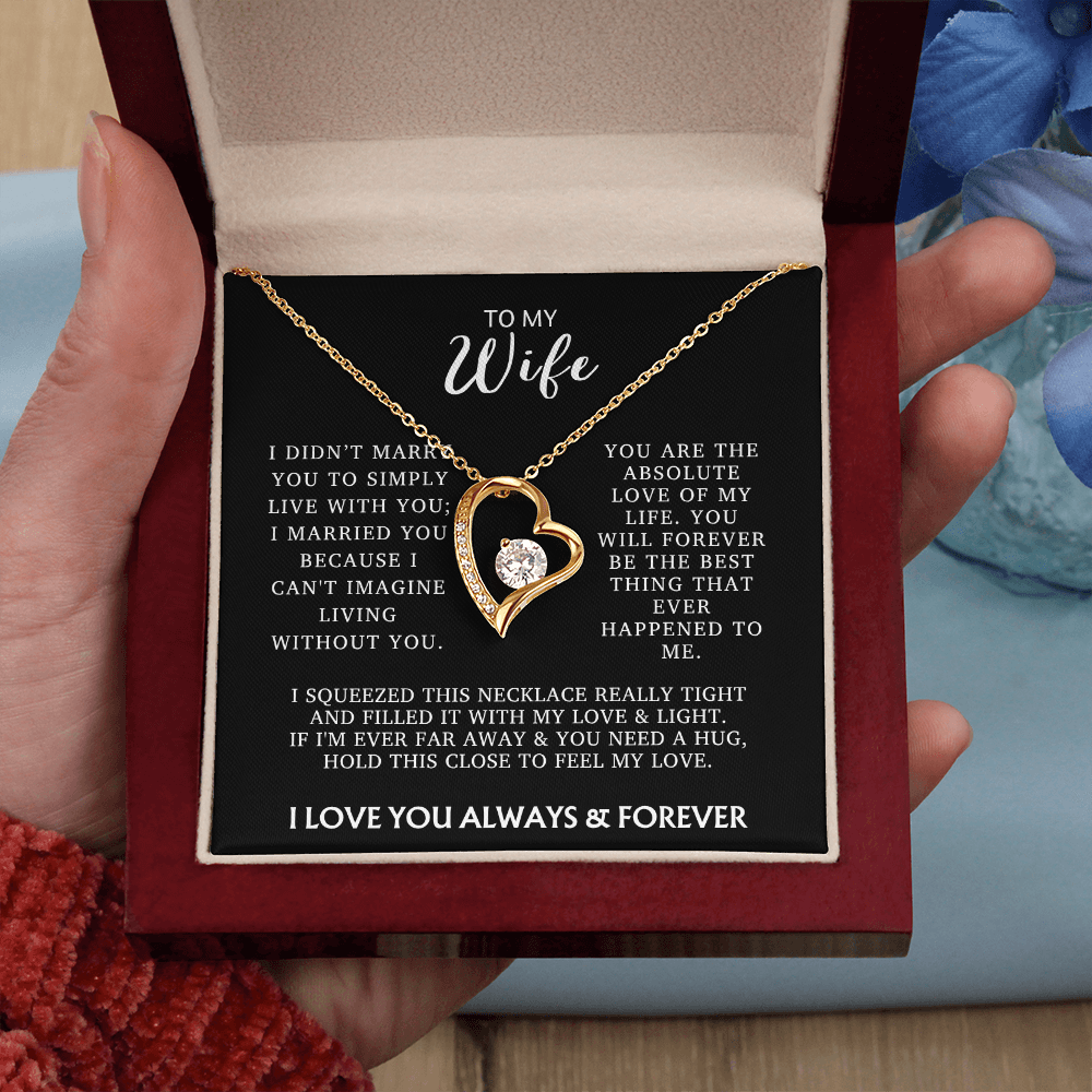 To My Wife - I Can't Imagine Life Without You - From Husband