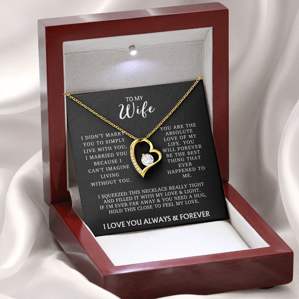 To My Wife - I Can't Imagine Life Without You - From Husband
