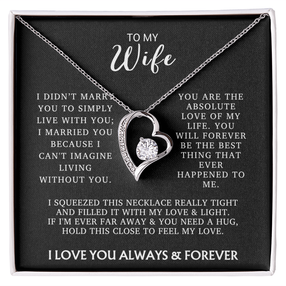 To My Wife - I Can't Imagine Life Without You - From Husband