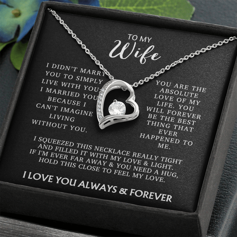 To My Wife - I Can't Imagine Life Without You - From Husband