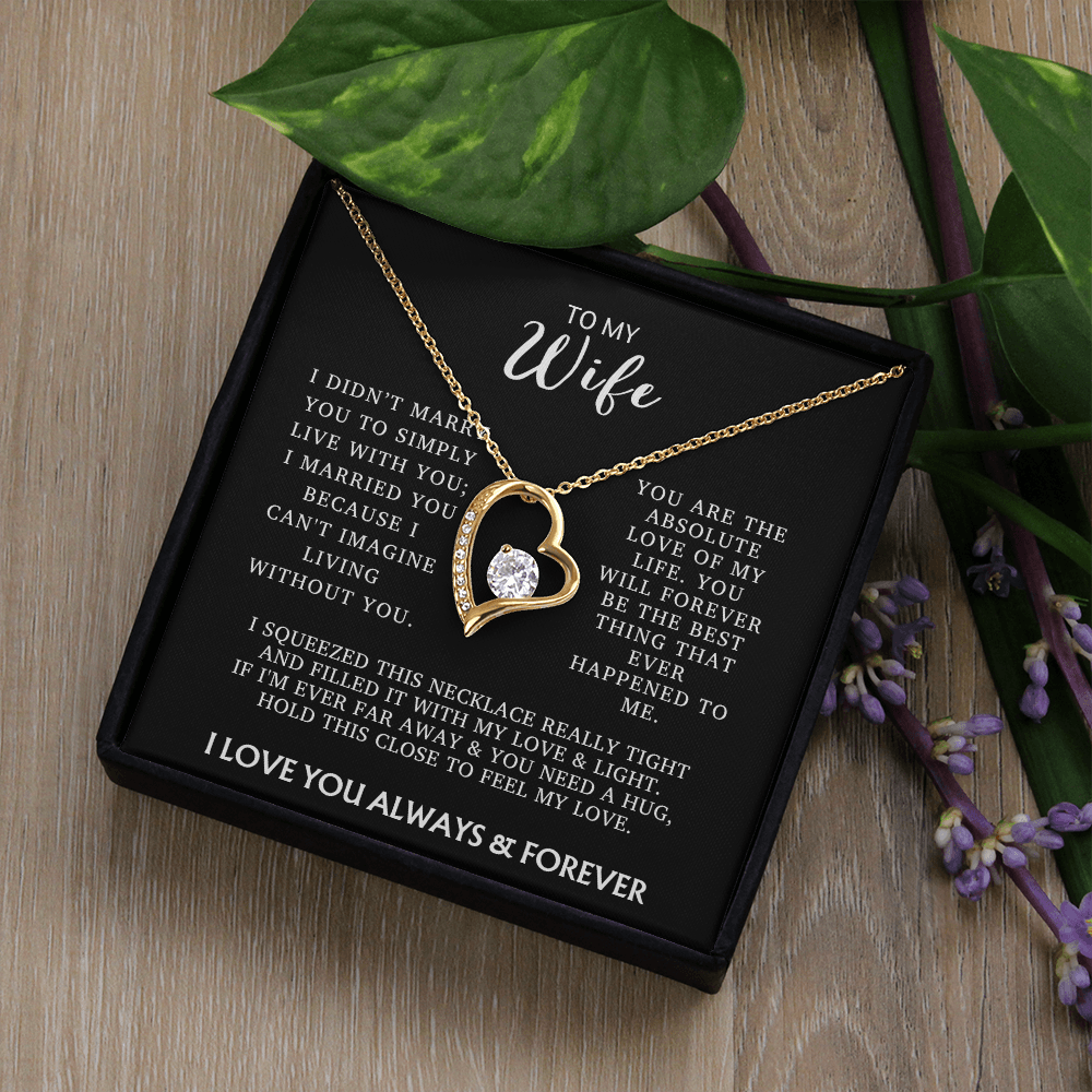 To My Wife - I Can't Imagine Life Without You - From Husband