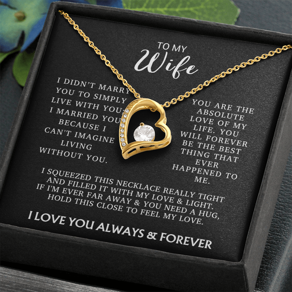 To My Wife - I Can't Imagine Life Without You - From Husband